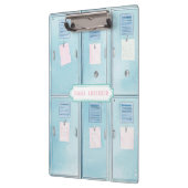 Porte-bloc Casier bleu d'école secondaire (Gauche)