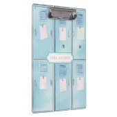 Porte-bloc Casier bleu d'école secondaire (Swatch)