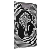 Porte-bloc Casque noir blanc et gris (Swatch)