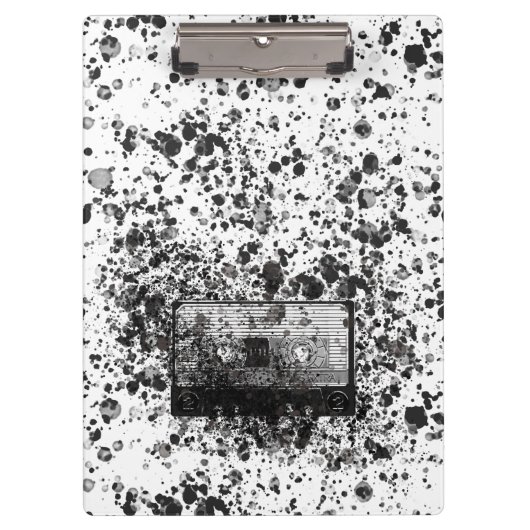 Porte-bloc Cassette audio rétro (Devant)