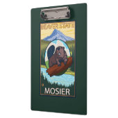 Porte-bloc Castor et capot de Mt. - Mosier, Orégon (Gauche)