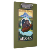 Porte-bloc Castor et capot de Mt. - Welches, Orégon (Swatch)