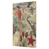 Porte-bloc Cat Floral Collage Pattern – Cute Artistic Design (Gauche)