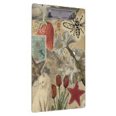 Porte-bloc Cat Floral Collage Pattern – Cute Artistic Design (Swatch)