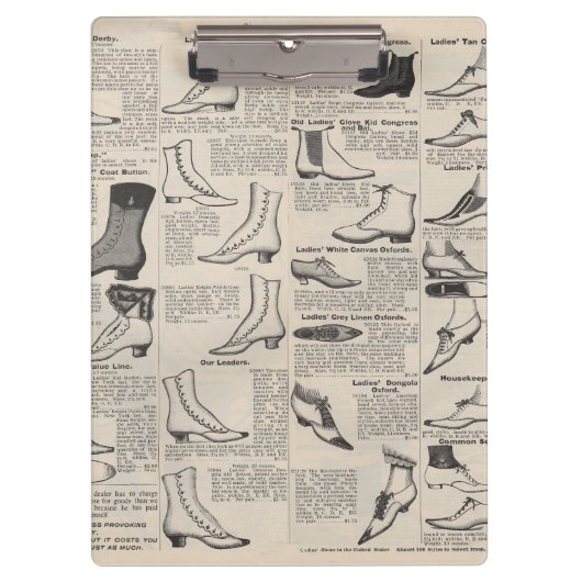 Porte-bloc Catalogue de chaussures pour dames vintage - 1900s (Devant)
