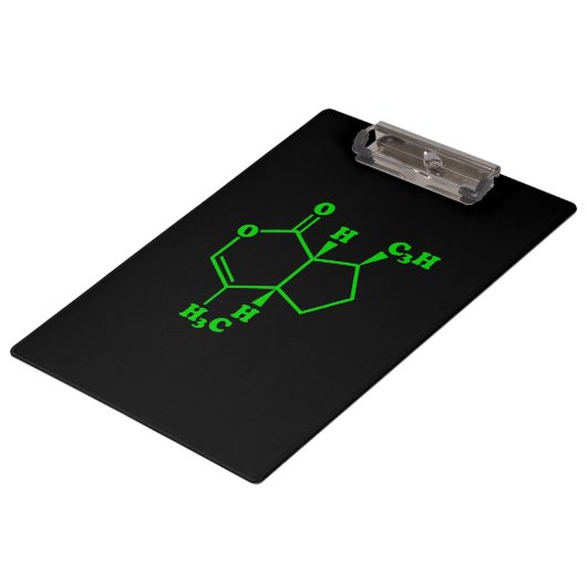 Porte-bloc Catnip Nepetalactone Formule chimique moléculaire (Incliné)