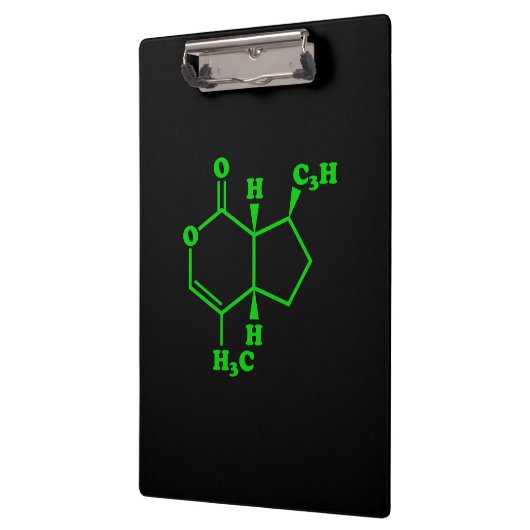 Porte-bloc Catnip Nepetalactone Formule chimique moléculaire (Gauche)