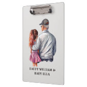 Porte-bloc Caution père et fille (14) (Gauche)