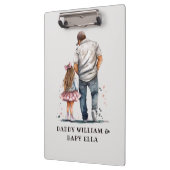 Porte-bloc Caution père et fille noire (14) (Gauche)