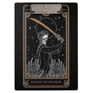 Porte-bloc Cavalier d'Épées Tarot – Astrologie Mystique 