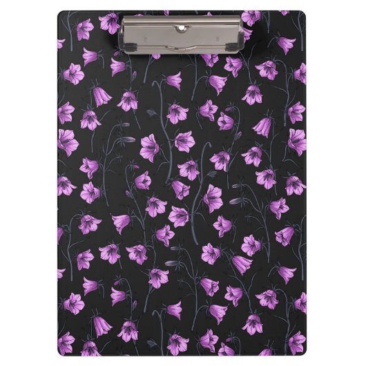 Porte-bloc Cellules bleues de minuit, cloches, Bellflowers 2 (Devant)