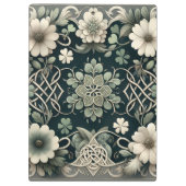 Porte-bloc Celtic Clover Floral Charm (Dos)