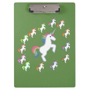 Porte-bloc Cercle Brise Licorne Verte