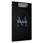 Porte-bloc Cercle minimal moderne nom initial monogramme mode (Swatch)