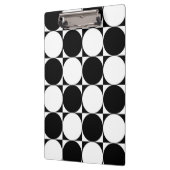 PORTE-BLOC CERCLES NOIRS ET BLANCS (Gauche)