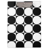 PORTE-BLOC CERCLES NOIRS ET BLANCS (Devant)