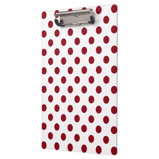 Porte-bloc Cercles Pois rouges Crimson (Gauche)