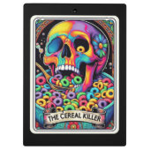 Porte-bloc Cereal Killer Tarot – Crâne mangeant des céréales, (Dos)