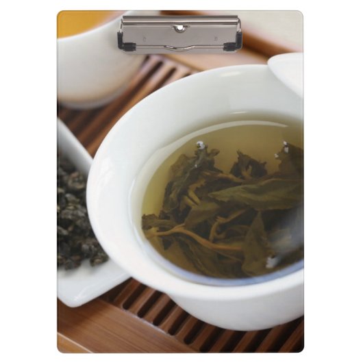 Porte-bloc Cérémonie de thé de chinois traditionnel : thé (Devant)