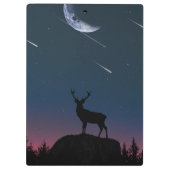 Porte-bloc cerfs au clair de lune (Dos)