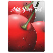 Porte-bloc Cerises avec gouttes de ragoût (Dos)