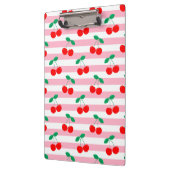 Porte-bloc Cerises et rayures d'été Vintages (Gauche)