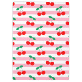 Porte-bloc Cerises et rayures d'été Vintages (Dos)