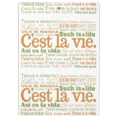 Porte-bloc C'est La Vie porte - bloc (Dos)