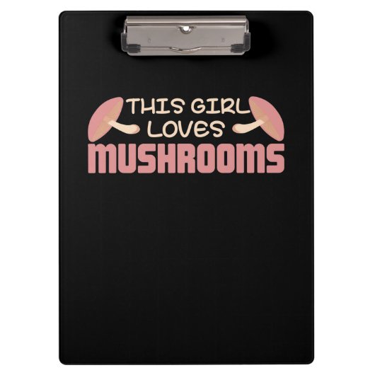 Porte-bloc Cette Fille Aime Les Champignons (Devant)
