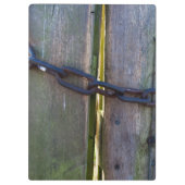 Porte-bloc Chain on wood (Dos)