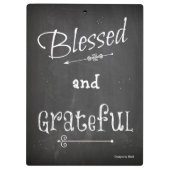 Porte-bloc Chalk Board béni et gracieux (Dos)