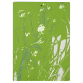 Porte-bloc champ camomille vert (Dos)