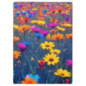 Porte-bloc Champ Coloré De Fleurs (Dos)
