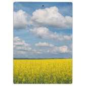 Porte-bloc Champ de Canola & Nuages (Dos)