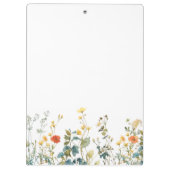 Porte-bloc Champ de fleurs sauvages élégant (Dos)