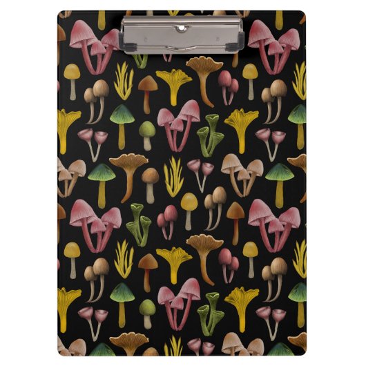 Porte-bloc Champignons, Lichen et champignons colorés (Devant)