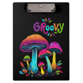 Porte-bloc Champignons psychédéliques colorés- (Devant)