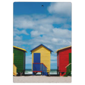 Porte-bloc Changement de décors. Plage de Muizenberg, Le Cap (Dos)