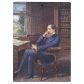 Porte-bloc Charles Dickens dans son étude (Dos)