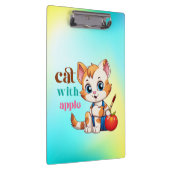 Porte-bloc Chat Avec Apple-85242 (Swatch)