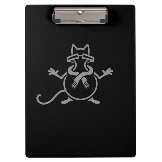 Porte-bloc Chat comédien (Devant)