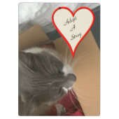 Porte-bloc Chat dans la boîte (Dos)