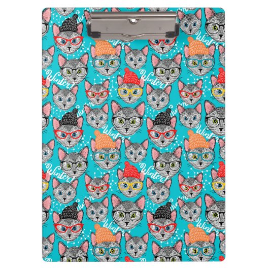 Porte-bloc Chat dans le casquette (Devant)