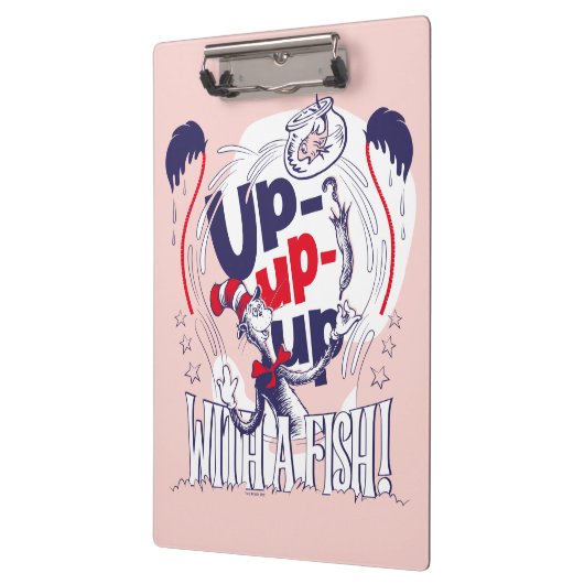 Porte-bloc Chat dans le Casquette | Montez Avec Un Poisson (Gauche)