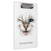 Porte-bloc Chat de lecture de texte personnalisé (Swatch)