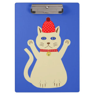 Porte-bloc Chat de Noël mignon