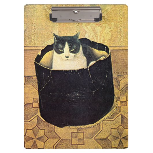 Porte-bloc Chat en Hatbox, Solomon Meijer (Devant)