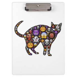 PORTE-BLOC CHAT HALLOWEEN
