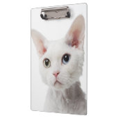 Porte-bloc Chat impair-eyed blanc 2 (Gauche)