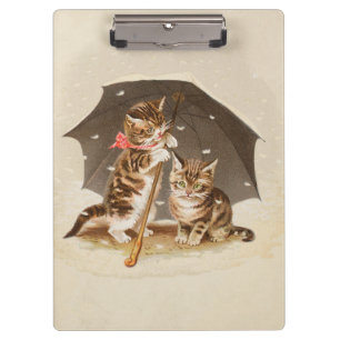 Porte-bloc Chat Kitten chaton antique vintage jolie mignonne